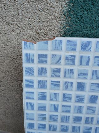 Azulejos mosaico 13uds blanco-azul