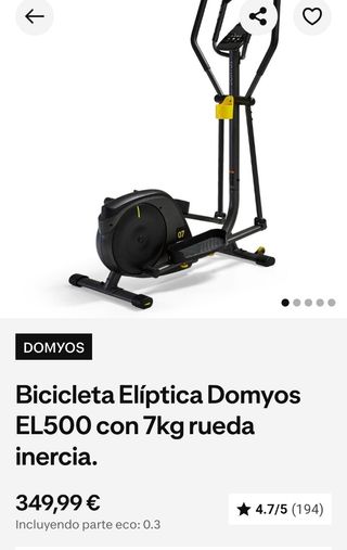Bicicleta Elíptica Domyos EL500 - 7kg