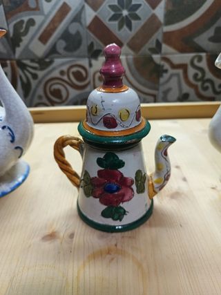 Brocca Ceramica Vintage Dipinta a Mano