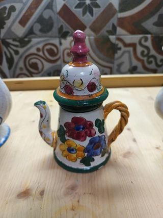 Brocca Ceramica Vintage Dipinta a Mano