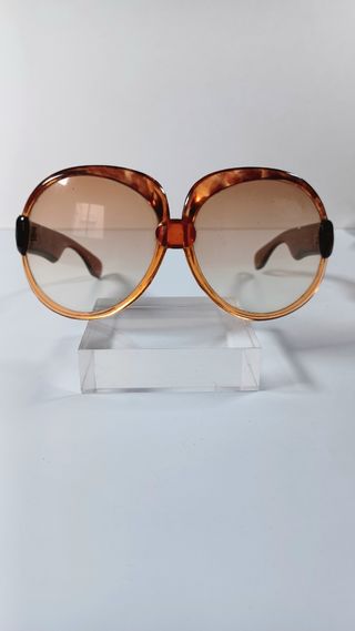 Gafas sol vintage mujer marrón