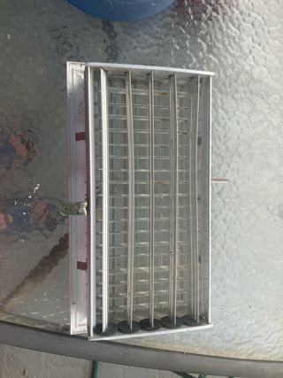 Rejilla ventilación blanca