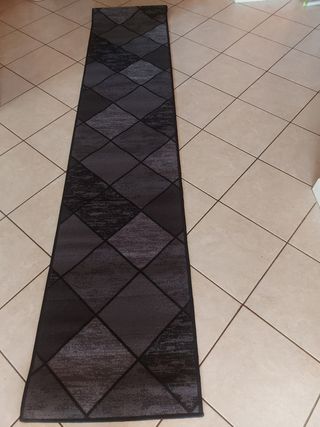 Tappeto 2.80 grigio e nero
