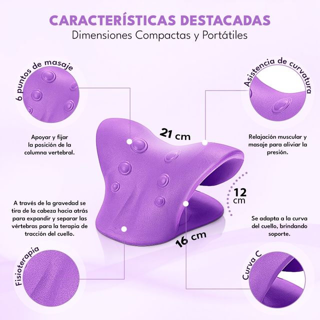 Cuscino cervicale per alleviare il dolore e lo stress