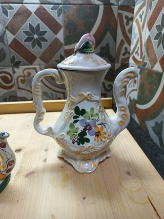 Brocca Ceramica Vintage Dipinta a Mano