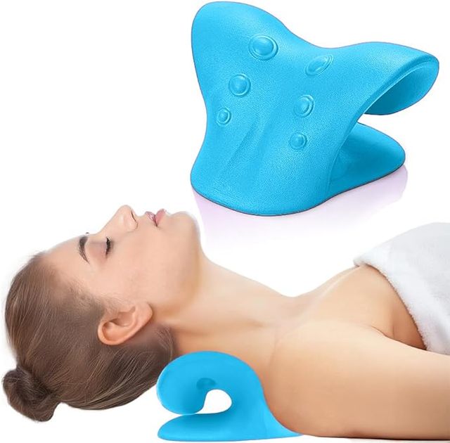 Cuscino cervicale blu - antistress