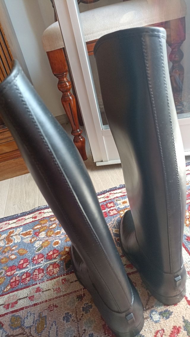 Stivali equitazione gomma neri n.38