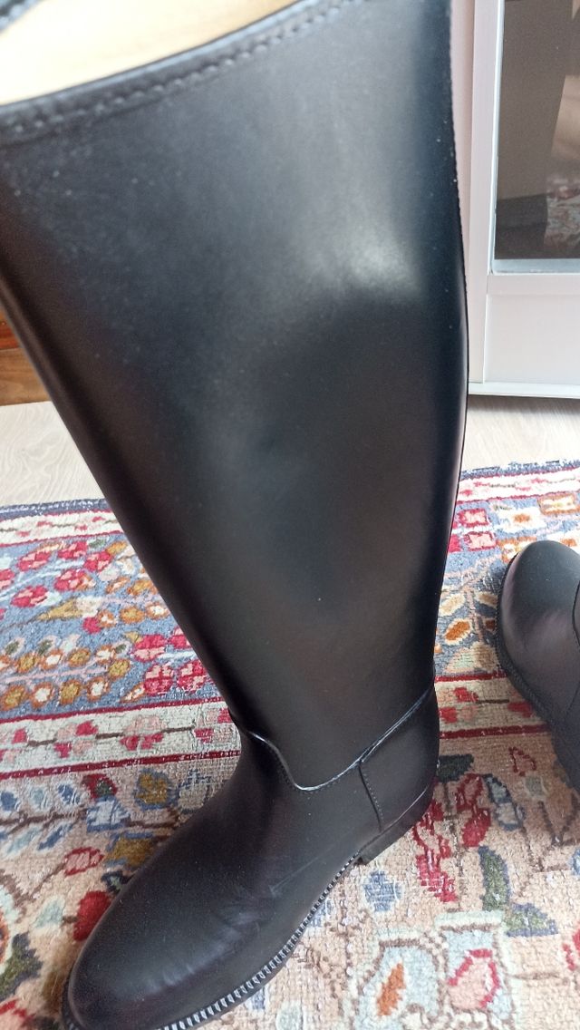 Stivali equitazione gomma neri n.38