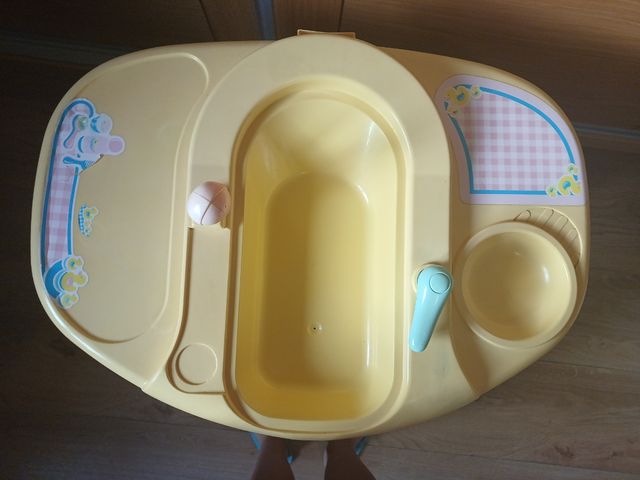 Bañera-cambiador-armario juguete muñeco o reborn