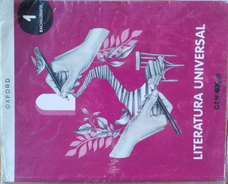 Literatura Universal 1º Bachillerato. Libro del...