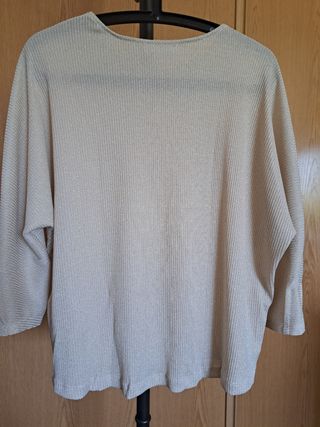 Blusa Mango dorada