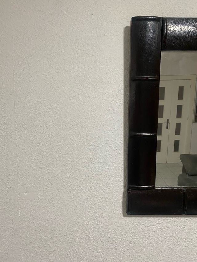 Espejo negro madera 120cm