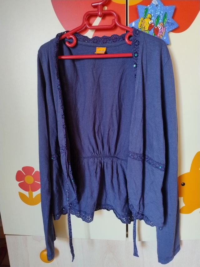 Coprispalle ragazza - Maglia blu