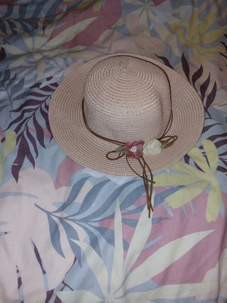 Sombrero pamela beige