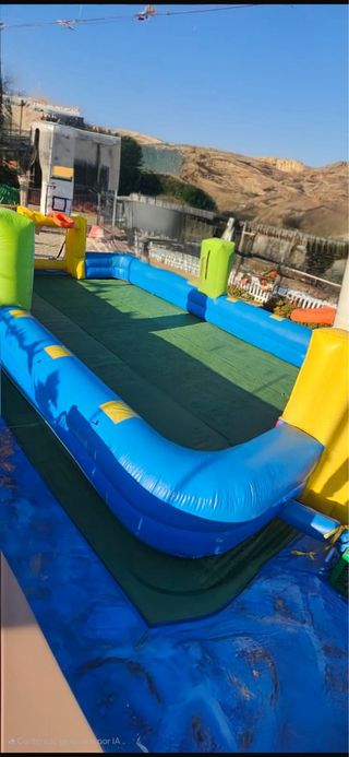 Campo fútbol inflable