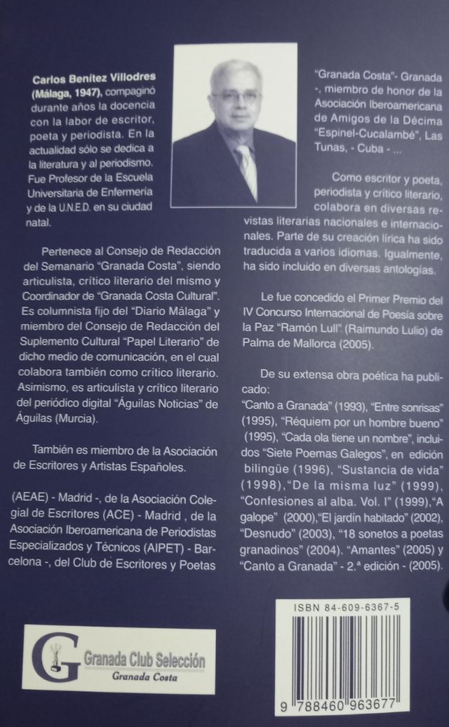 Canto a Granada Carlos Benitez Villodres