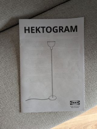 IKEA HEKTOGRAM - Lámpara de pie
