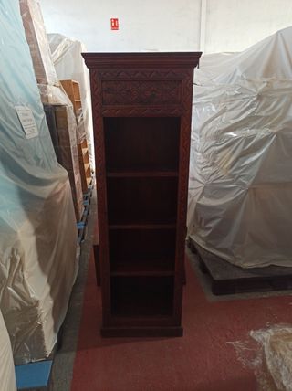 Estantería librería madera marrón mazisa 
