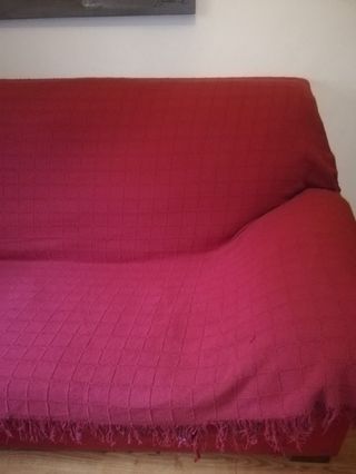 Sofá cama regalo Funda sofá, cojines y cortinas
 