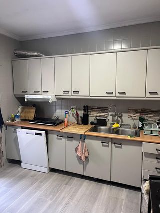 Muebles cocina - Gris y Blanco