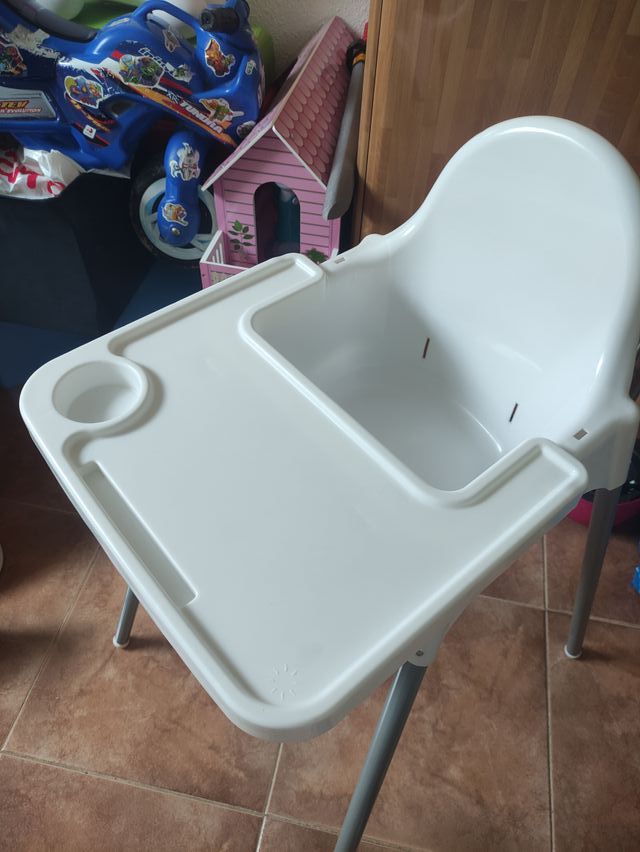 Trona bebé blanca - Comedor