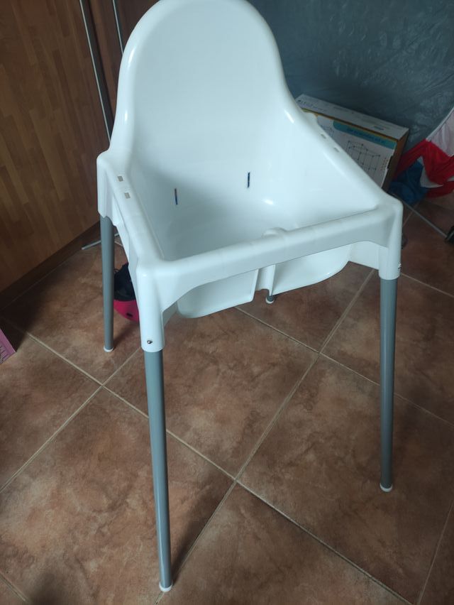Trona bebé blanca - Comedor
