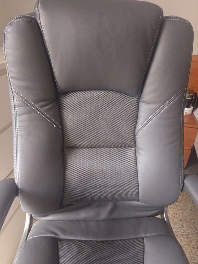 Silla oficina giratoria gris - Conforama STEPH