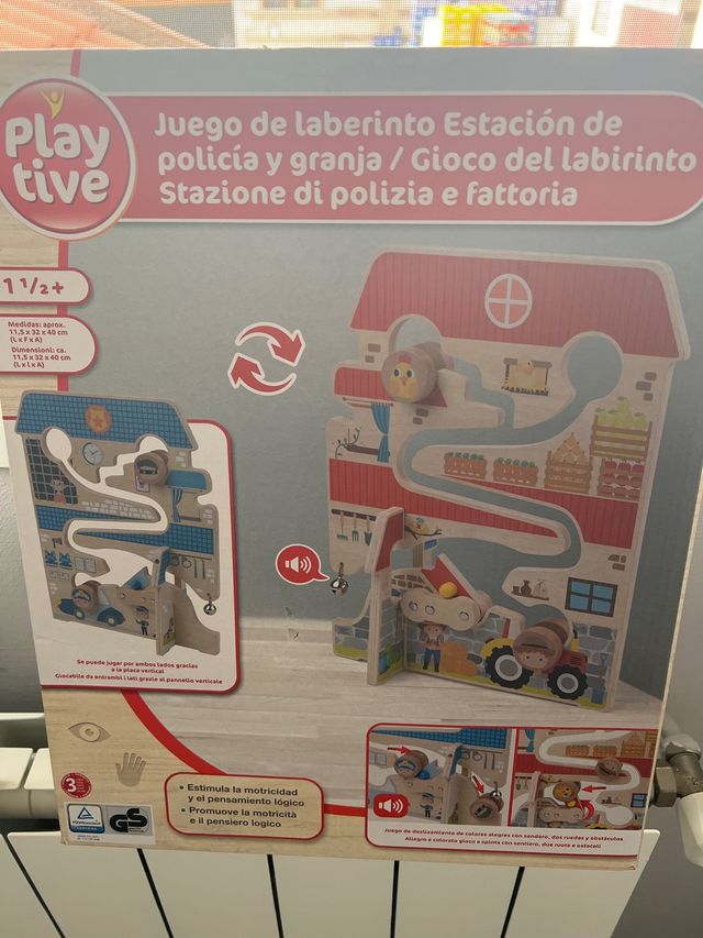 Laberinto madera bebés 1-2 años