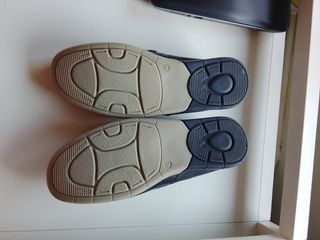 Mocasines Piel - Azul - N°40