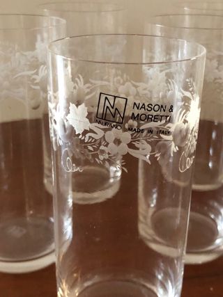 Bicchieri Nason&Moretti Murano