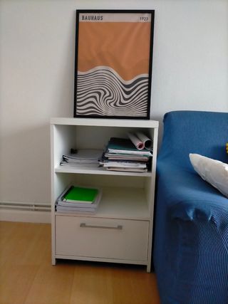 Mueble auxiliar blanco