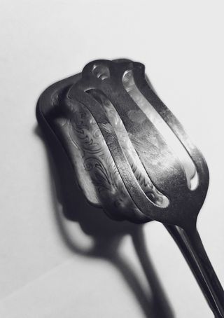 Pinza da dolce silver plated