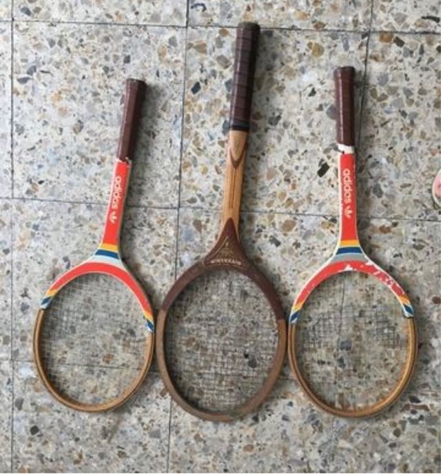 3 Raquetas Tenis Adidas Vintage