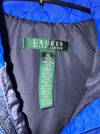 Chaleco acolchado Lauren Ralph Lauren azul