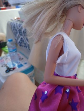 Vestido apto para Barbie