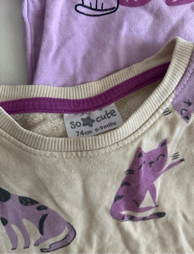 Maglioncini neonata 6-9 mesi - 5 pezzi