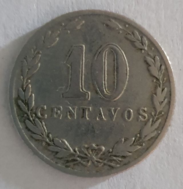 Moneda Argentina 10 Centavos 1899