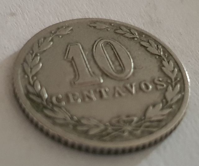 Moneda Argentina 10 Centavos 1899