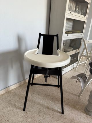 Trona bebé madera Ikea - Silla alta
