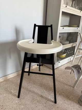 Trona bebé madera Ikea - Silla alta