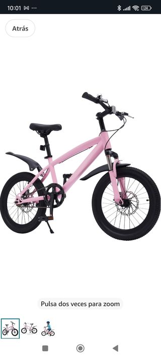 Bicicleta niño 18" azul