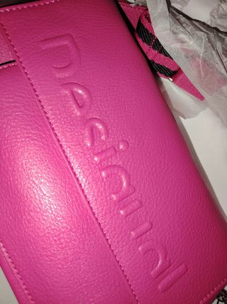 Oferta hoy! Bolso Desigual rosa fucsia 