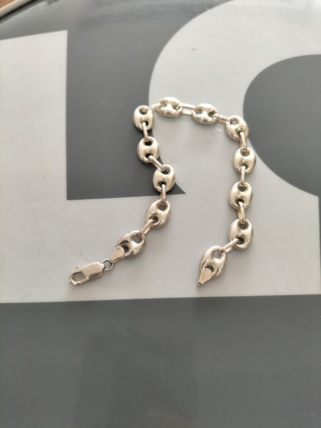 Pulsera plata hombre - nueva