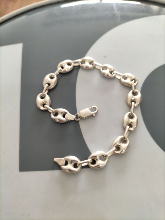 Pulsera plata hombre - nueva
