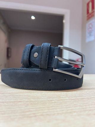 Cinturón negro hombre - 125cm