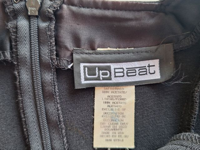 Vestido negro juvenil de fiesta – Talla 32 / XXS