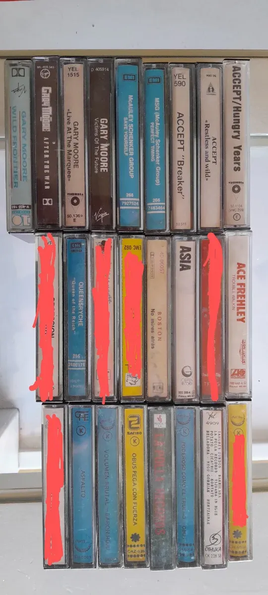 Casetes Heavy Metal Variados