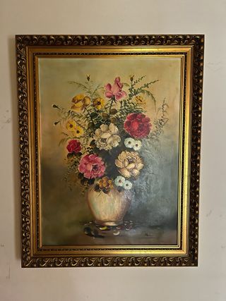 Cuadro Flores - Óleo sobre lienzo