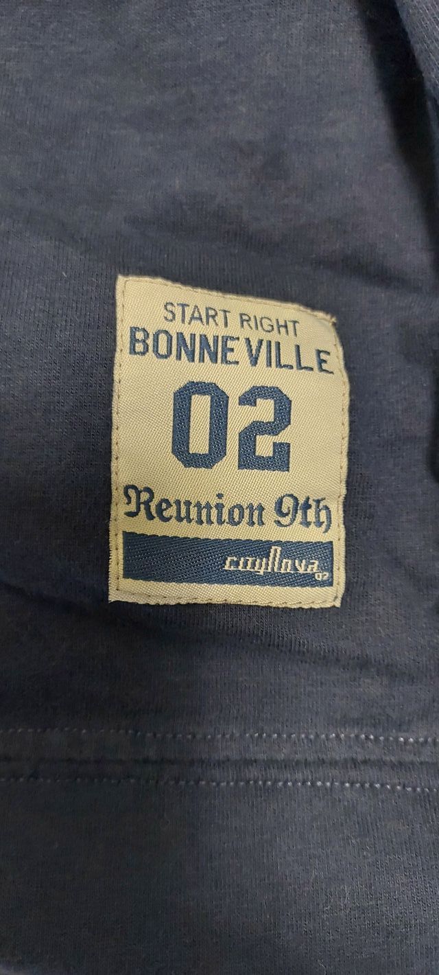 Maglietta Maniche Lunghe Cafe Racer Uomo XXL Blu