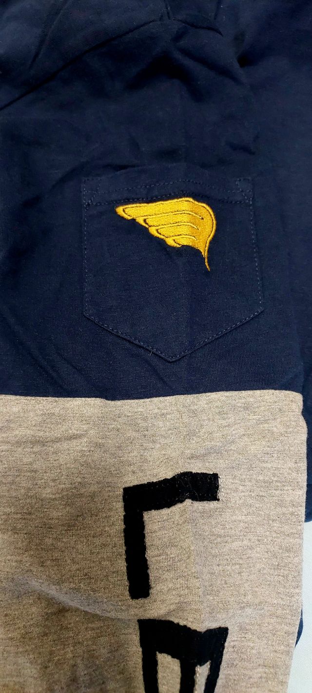 Maglietta Maniche Lunghe Cafe Racer Uomo XXL Blu